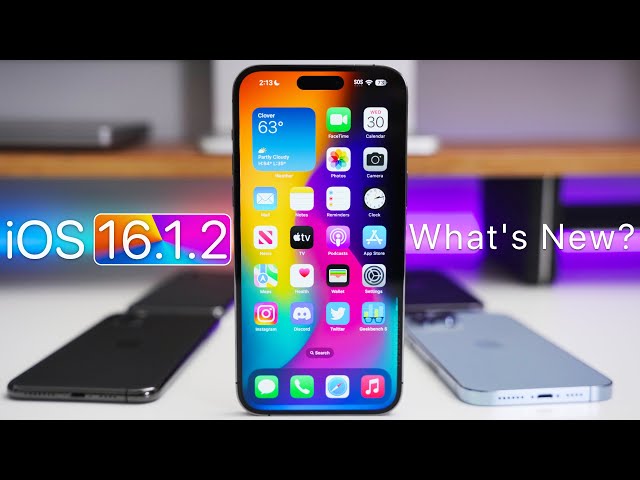 iOS 16.1.2 is Out! - What's New?