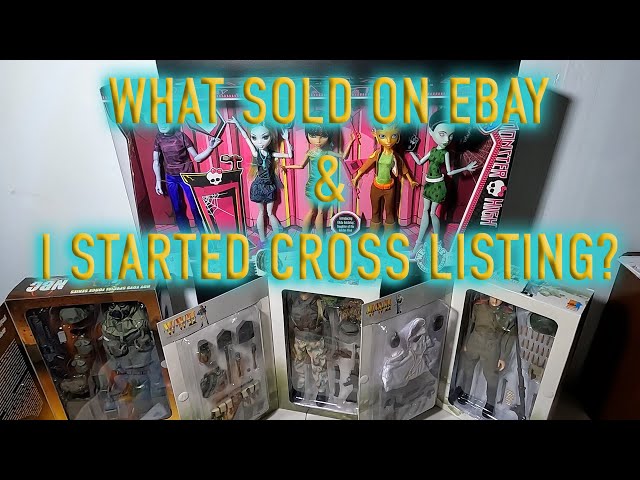 WHAT SOLD ON EBAY THIS WEEK, WAS EBAY EVEN WORKING? I STARTED CROSS LISTING? #ebay #reseller #toys