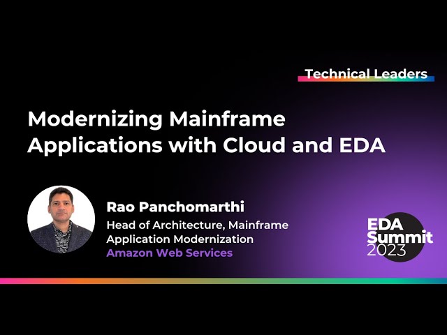 Modernizing Mainframe Applications with Cloud and EDA