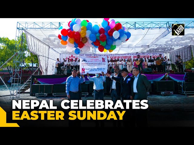 Nepali Christians mark Easter Sunday with mass prayer and rally