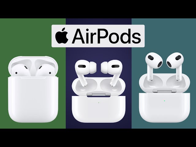 Evolution of Apple AirPods 2016-2021