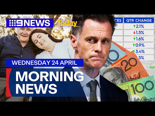NSW Premier orders review into alleged murder of mother; Inflation data due today | 9 News Australia