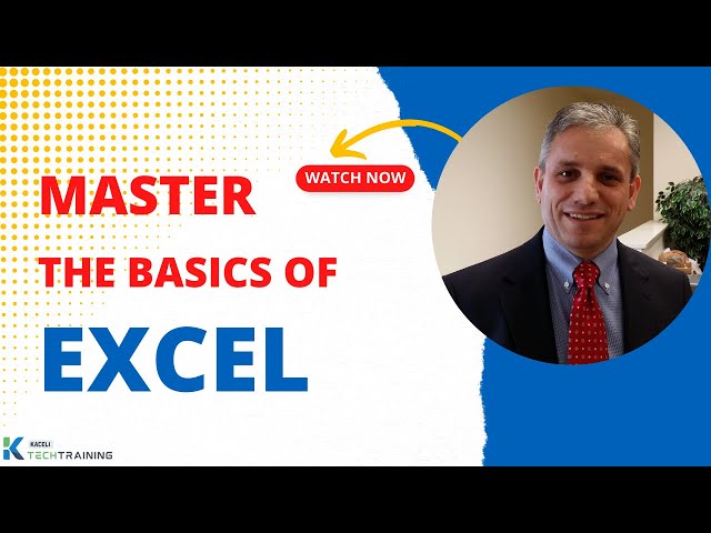 The Beginner’s Guide to Excel - Excel Basics Tutorial
