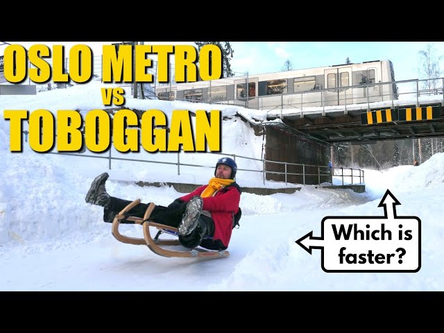 Can A Toboggan Beat The Oslo Metro?