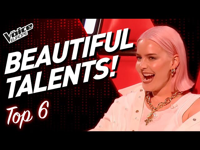 The Most BEAUTIFUL talents on The Voice! | TOP 6