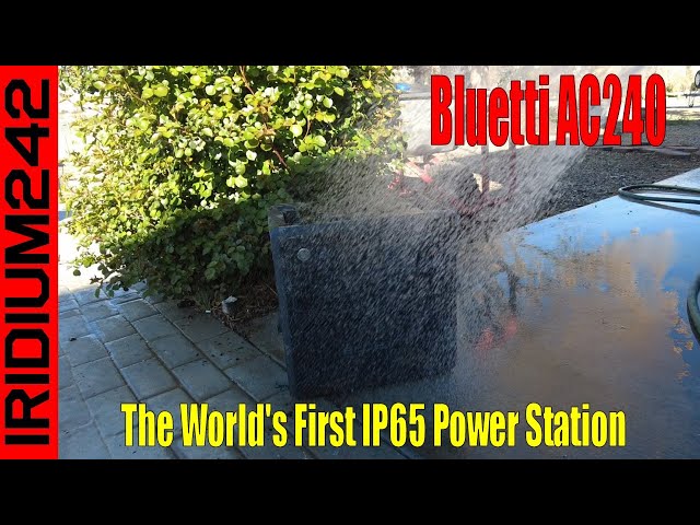 Bluetti AC240 And B210 Battery - The World's First IP65 Outdoor Power Station
