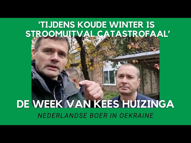 Oekraïne-vlogger Kees Huizinga: 'Stroomuitval tijdens koude winter catastrofaal'