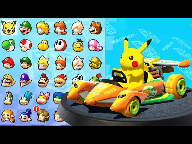 Mario Kart 8 Deluxe - Pikachu Drivers B Dasher MK. 2 in Golden Dash Cup | The Best Racing Game