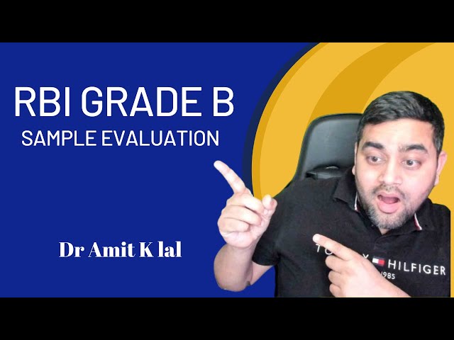 RBI Grade B | Sample Feedback |  Descriptive Writing | Applied Question
