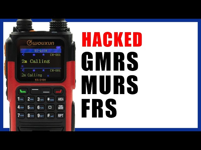 HACKED! - How to Unlock Wouxun KG-Q10H - Frequency Expansion
