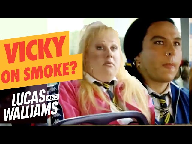 Vicky Smokes On The Bus | Little Britain | Lucas and Walliams