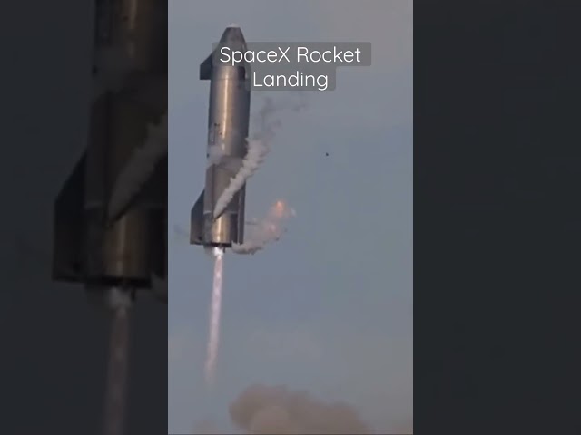 Dope Tech: SpaceX rocket landing #shorts #technology #elonmusk #cool