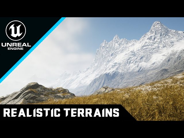 Create Realistic Terrain in 10 minutes - Unreal Engine 5