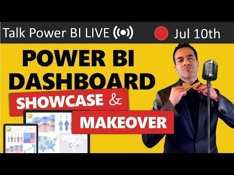 REPLAY: Power BI Dashboard Review & Makeover 🔴Talk Power BI LIVE (Subscribe & Join)