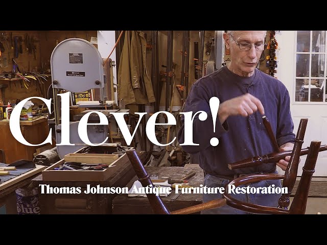 Repairing a Windsor side chair- Thomas Johnson Antique Furniture Restoration