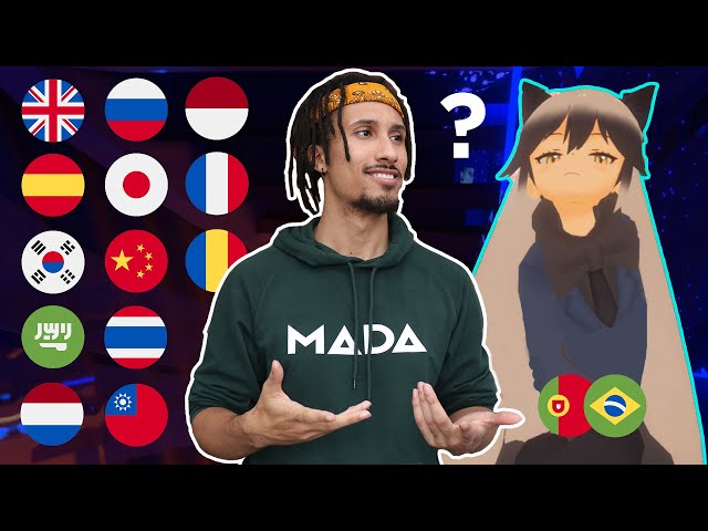Polyglot speaks 14 languages in VRChat