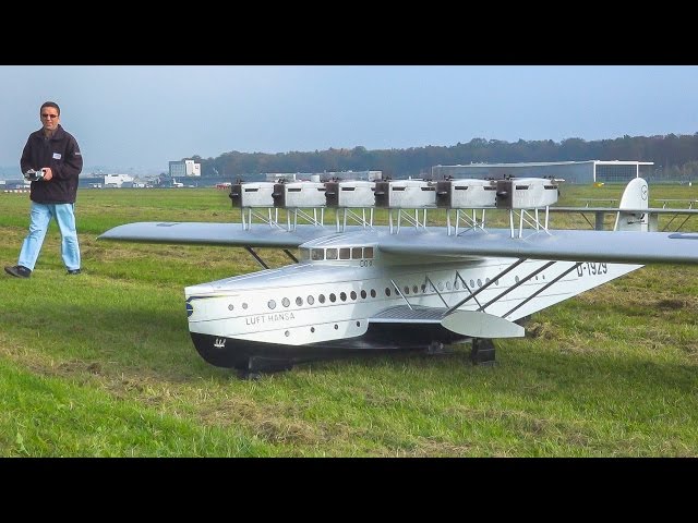 GIGANTIC RC SCALE FLYING BOAT DORNIER DO X / Faszination Modellbau Friedrichshafen 2016