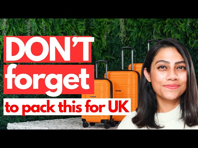 Things to pack for the UK | Essential things to pack when moving to UK 2023🇬🇧 | UK Visa