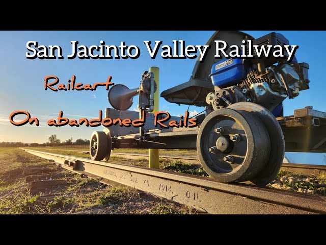En Railcart por el abandonado San Jacinto Valley Railway (parte 1)