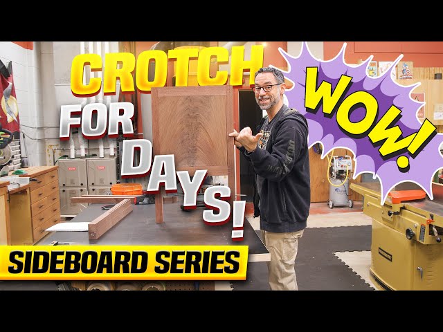 Crotch For Days! | Side Panels & Grooves | Sideboard Series Pt 2