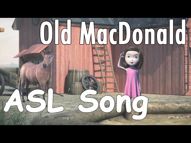 Old MacDonald | ASL Animated Song  (song only)