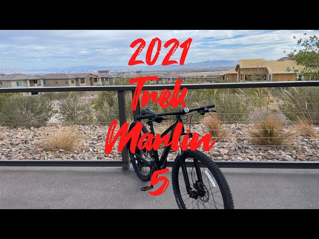 Quick Review of 2021 Trek Marlin 5 - Entry level Bike  above the Walmart Bike