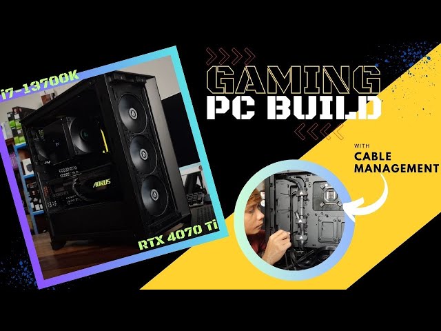 2024 PC Build ft. Intel i7-13700K x RTX 4070 Ti (Time-lapse) | PCB-96