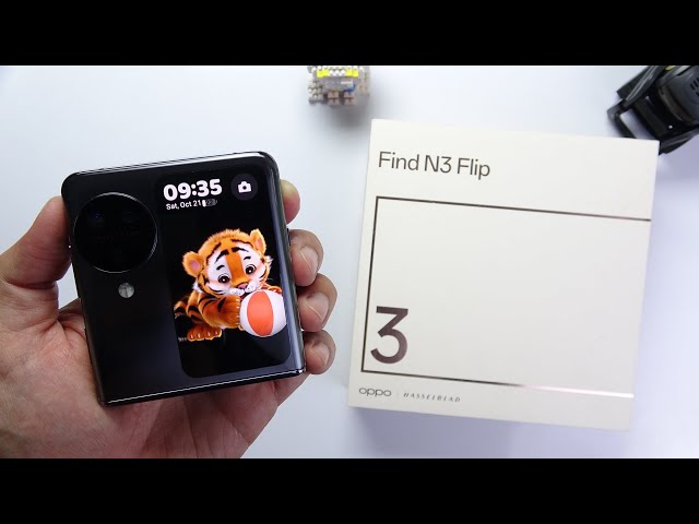 OPPO Find N3 Flip Unboxing | Hands-On, Unbox, Cover screen, Camera Test