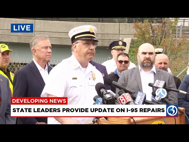 NEWS CONFERENCE: I-95 construction update
