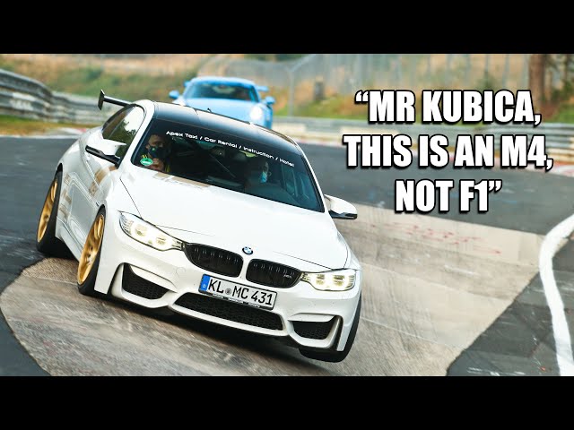 F1 Driver Robert Kubica in BMW M4 on the Nürburgring! | Fast&Fun