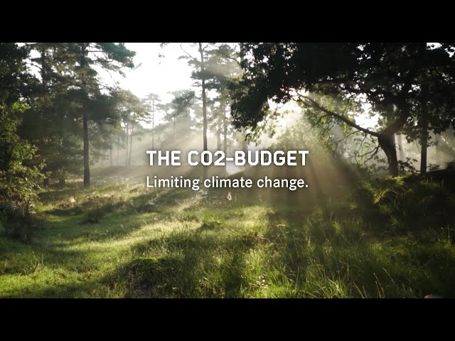 The CO2 budget. Limiting climate change.