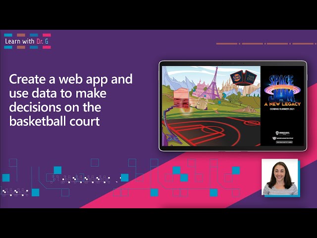 Create a web app and use data to make decisions on the basketball court | Learn with Dr G