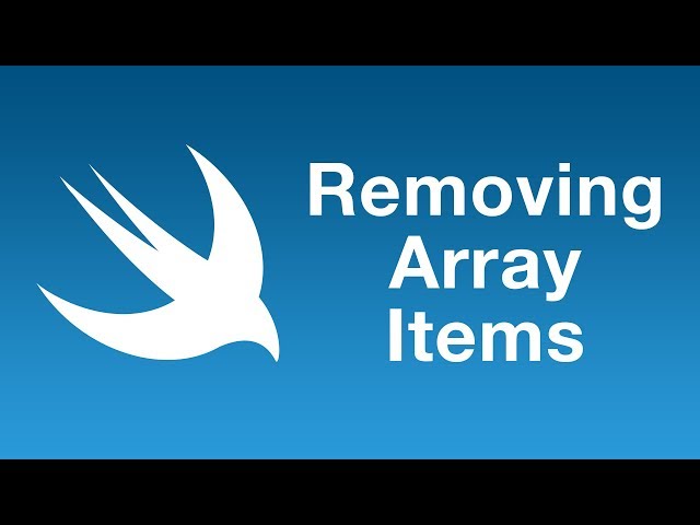 Removing items from an array with removeAll(where:)