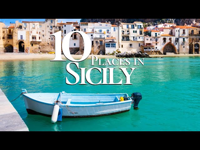 10 Most Beautiful Places to Visit in Sicily 4K 🇮🇹  | Sicily Travel Guide