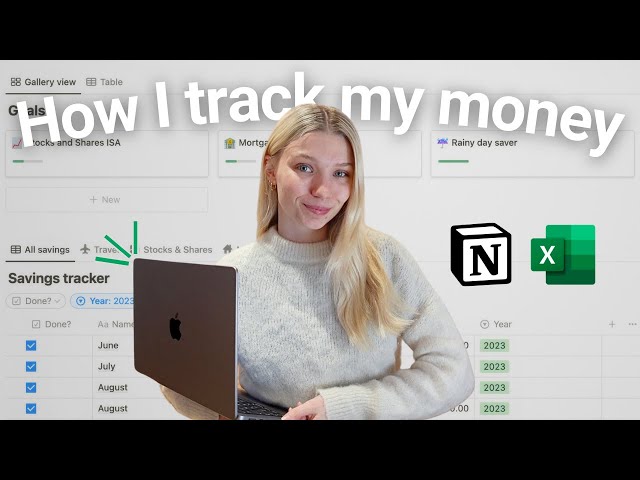 How I manage my money and finances 💸 Notion & Excel + free template