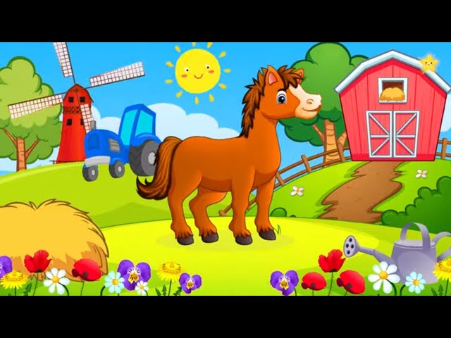 Farm Animals for Kids Learn Animal Name and Sound