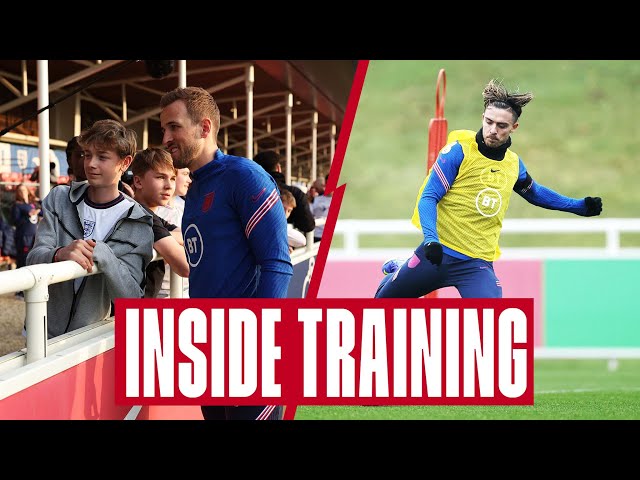 Grealish on FIRE! 🔥 Kane’s Striking Masterclass & England Players Meet Fans | Inside Training