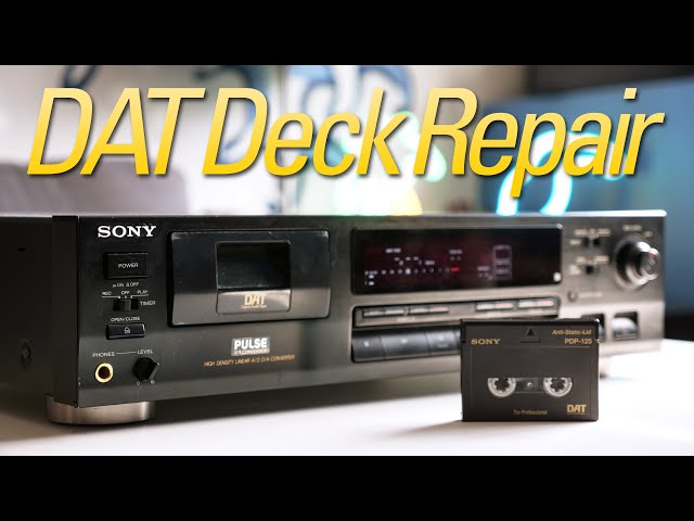Fixing Up a (Really) Broken Sony DAT Deck