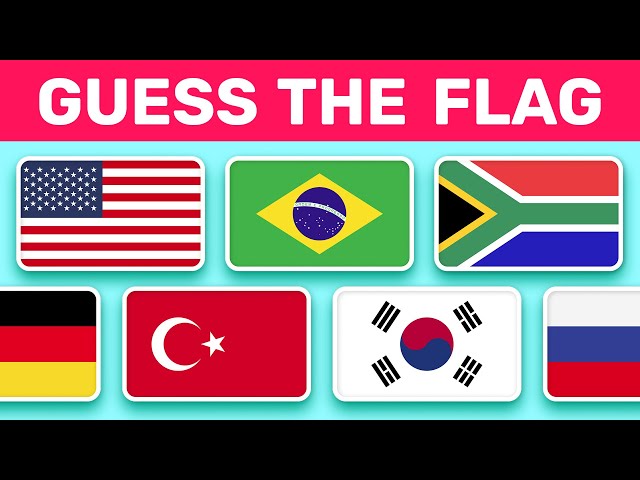 Guess the Flag of 30 Biggest Countries | Ultimate Quiz