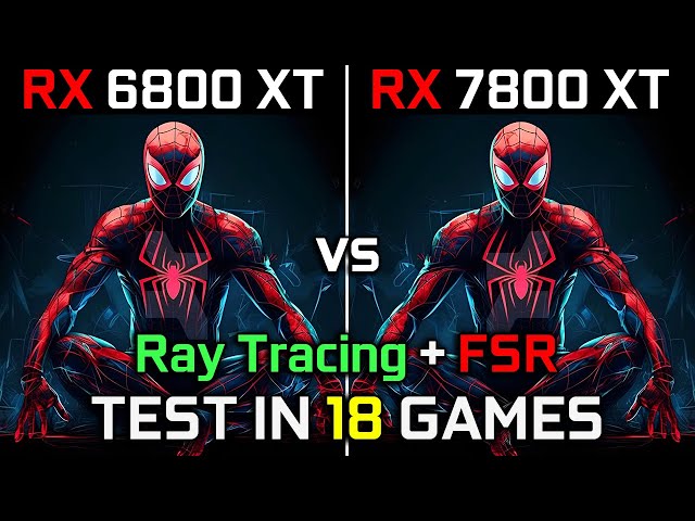 RX 6800 XT vs RX 7800 XT | Test in 18 Games | 1440p - 2160p | Performance Battle 🔥 | 2023