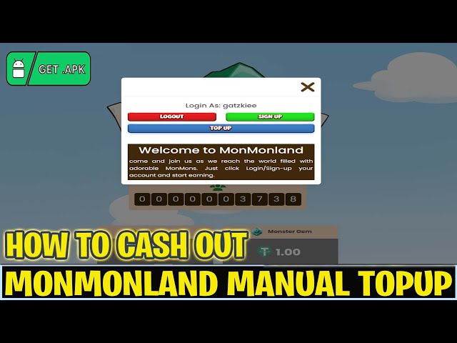 Monmonland - Manual Topup and Withdraw