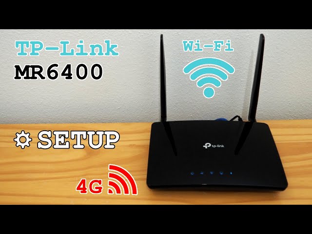TP-Link TL-MR6400 4G Router Wi-Fi • Unboxing, installation, configuration and test