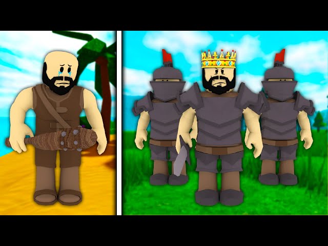 Noob to KINGDOM in Roblox Survival Game.. [FULL MOVIE]