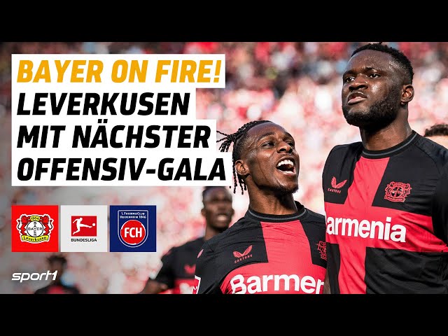 Bayer 04 Leverkusen - 1. FC Heidenheim | Bundesliga Tore und Highlights 5. Spieltag