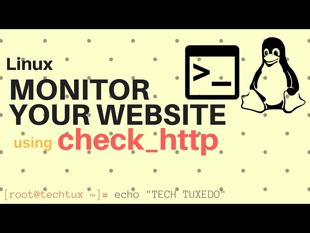Monitor your website using check_http