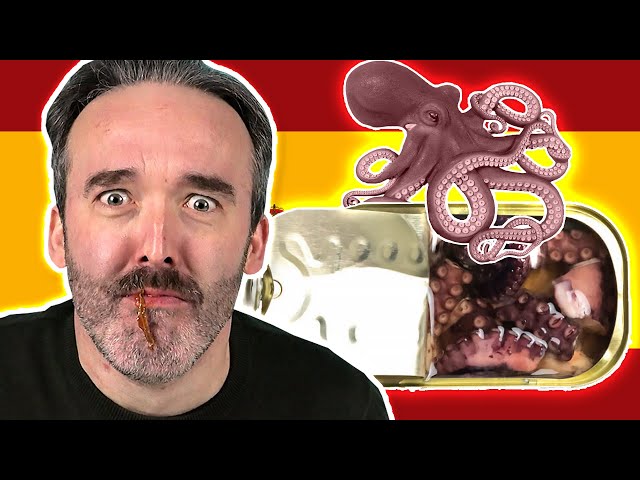 Irish People Try Weird Canned Seafood (Octopus, Squid)