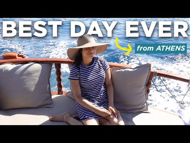 We had the BEST day in Athens! | Greek Food, Shopping, and Day Trip to Agistri + Aegina | Vlog #3