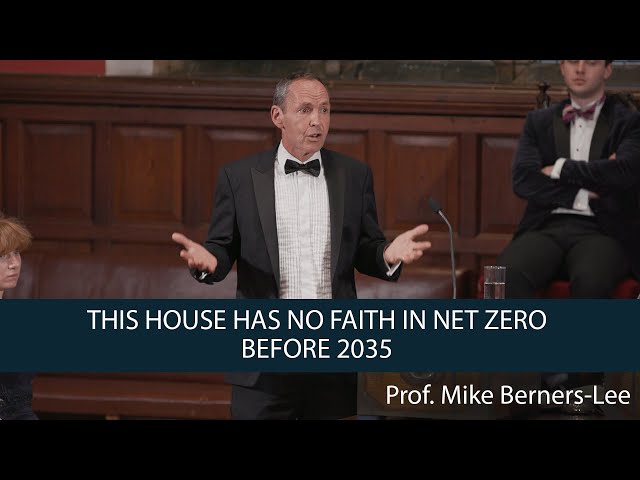 Prof. Mike Berners-Lee | This House Has No Faith in Net Zero Before 2035 | 3 of 8