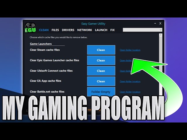 My Program Easy Gamer Utility Update | Program Built For Gamers