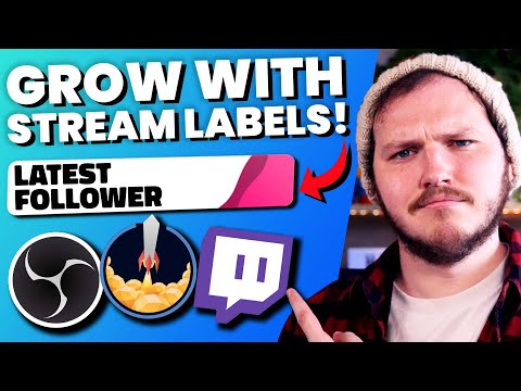 How to Add Stream Labels to OBS Studio With StreamElements